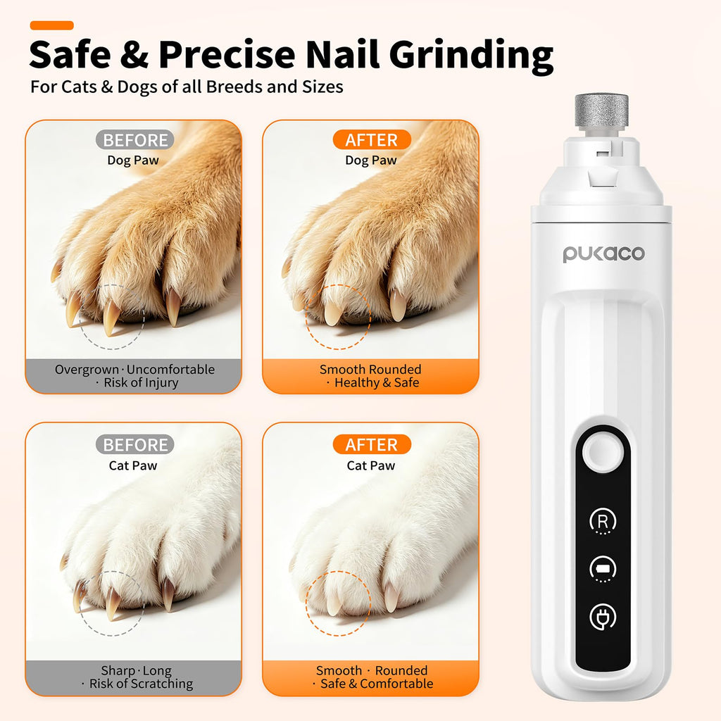 Electric Dog Nail Grinder with LED Light U97655