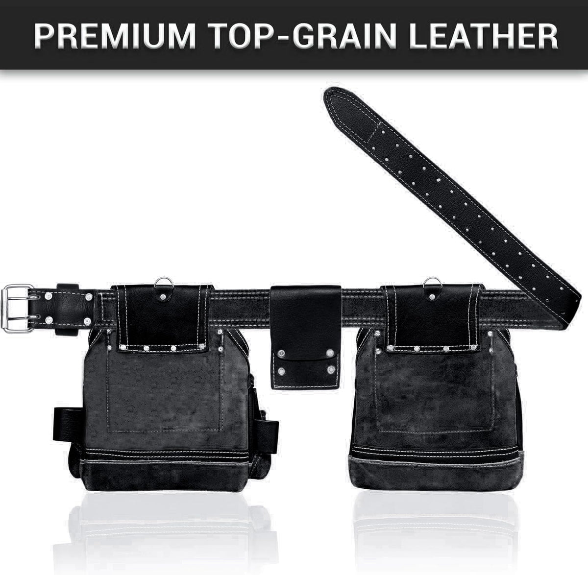 Leather 16 Pocket Tool Belt I5014