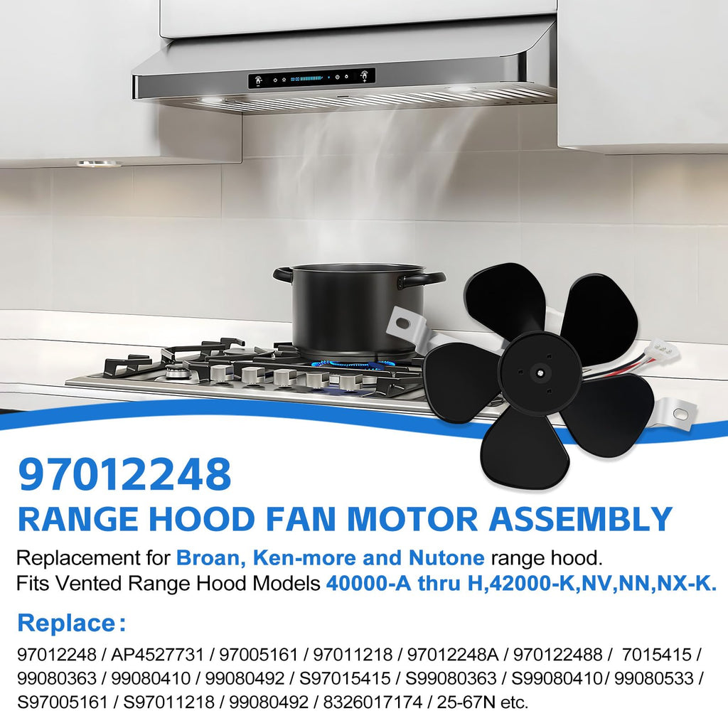 Range Hood Fan Motor Replacement Kit A365