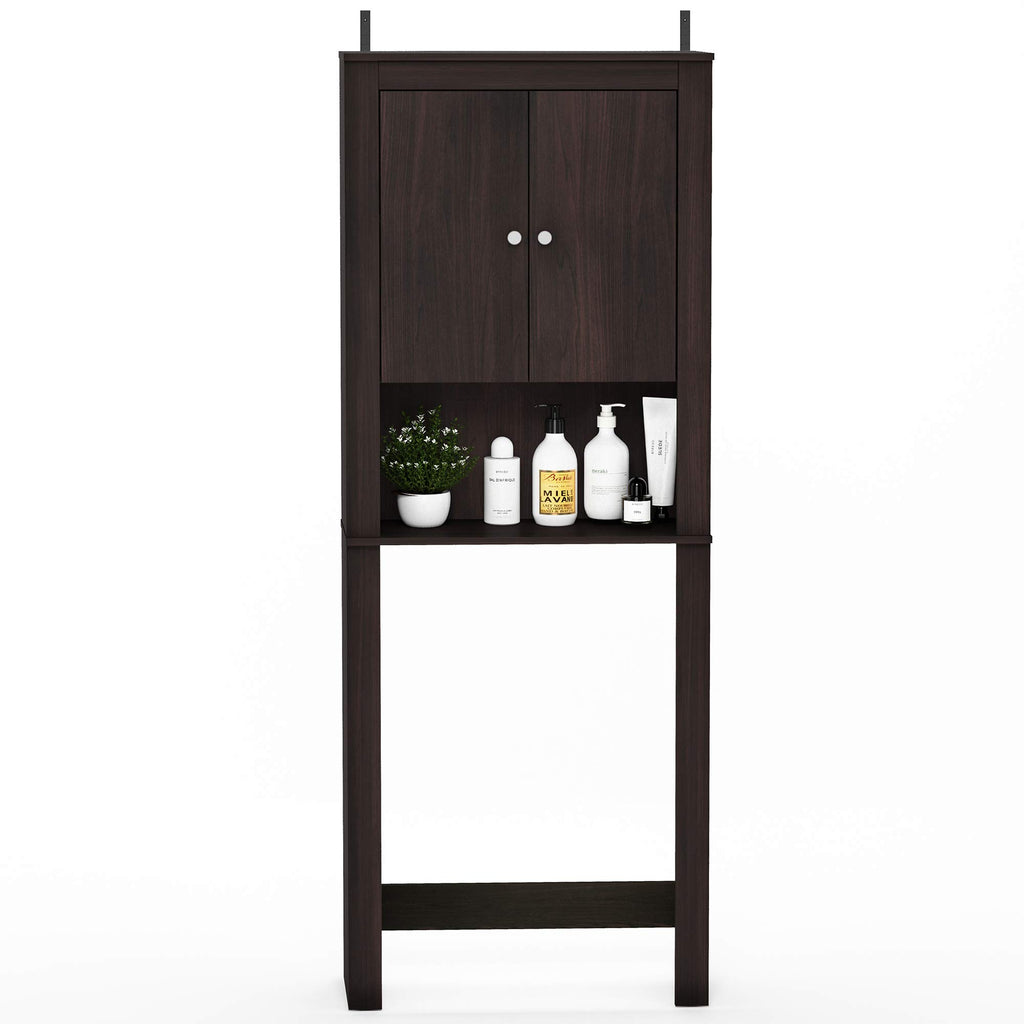 Black Over The Toilet Storage Cabinet U999