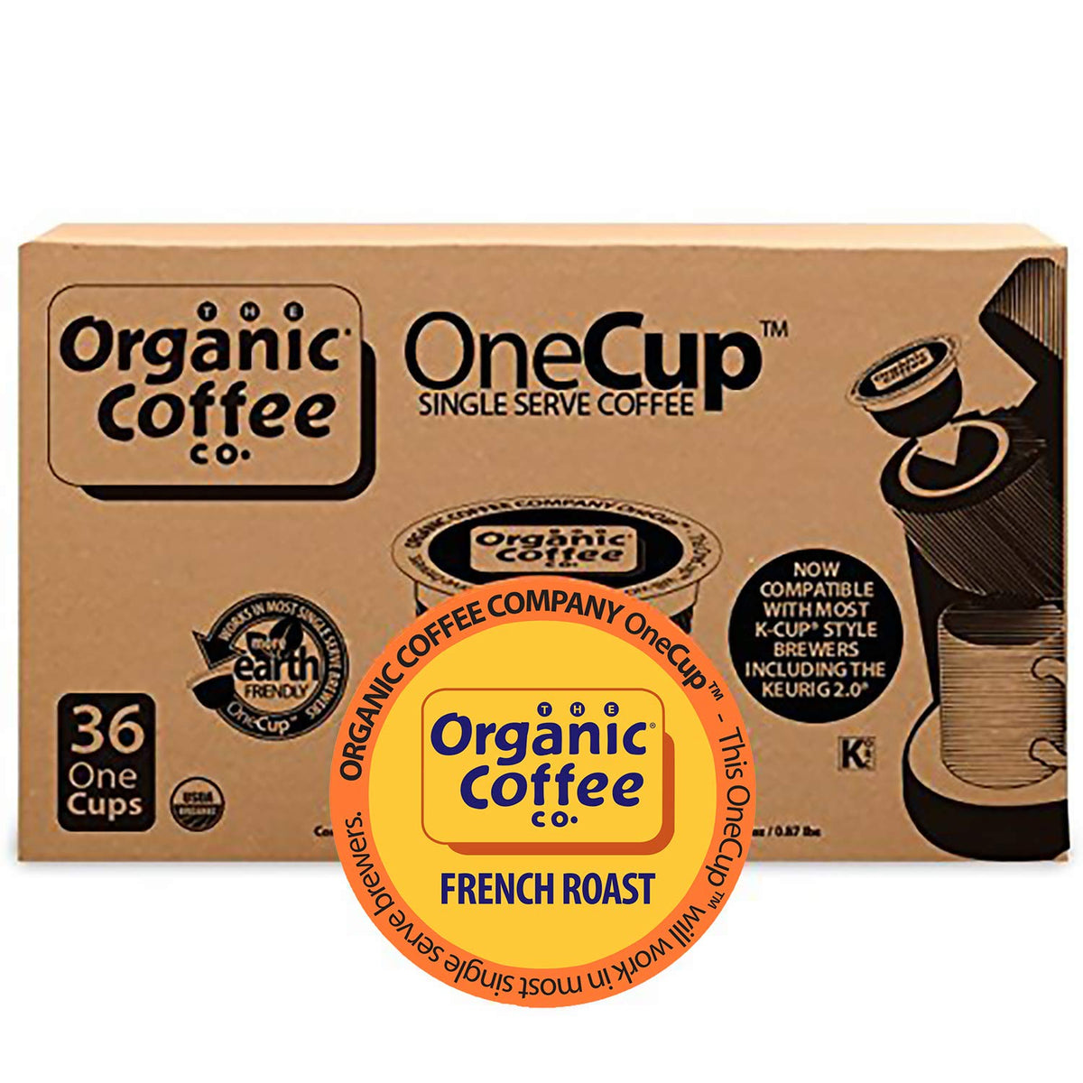 Compostable Coffee Pods Dark Roast 36 Ct Z407602