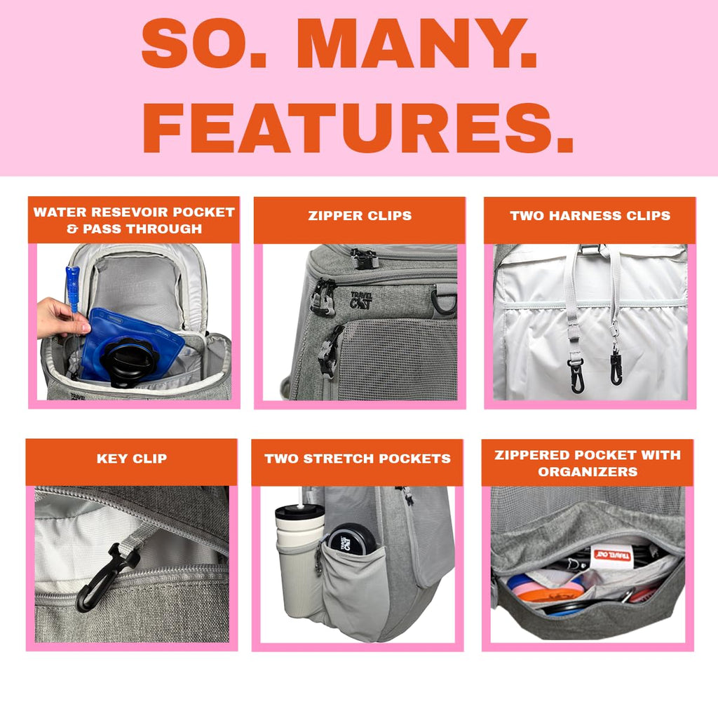 Grey Mesh Cat Carrier Bag with Side Pockets U85754