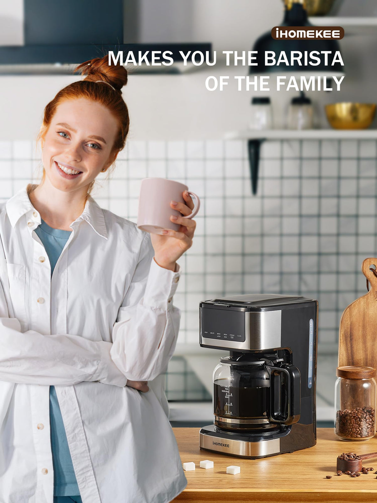 Programmable Drip Coffee Maker 12 Cup Y548