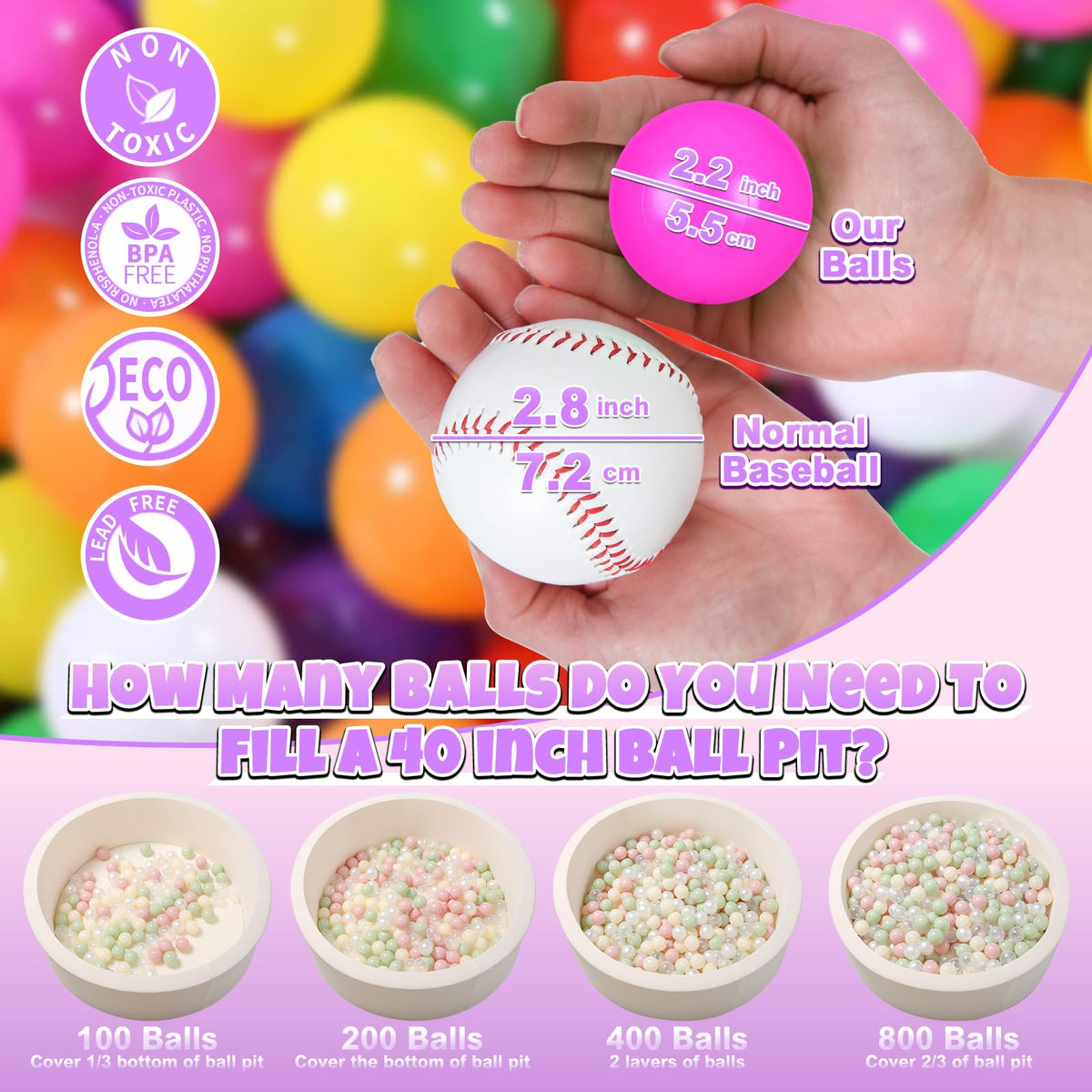 Plastic Ball Pit Balls R6467