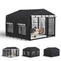 Waterproof Dog Kennel Cover with Transparent Window L40047