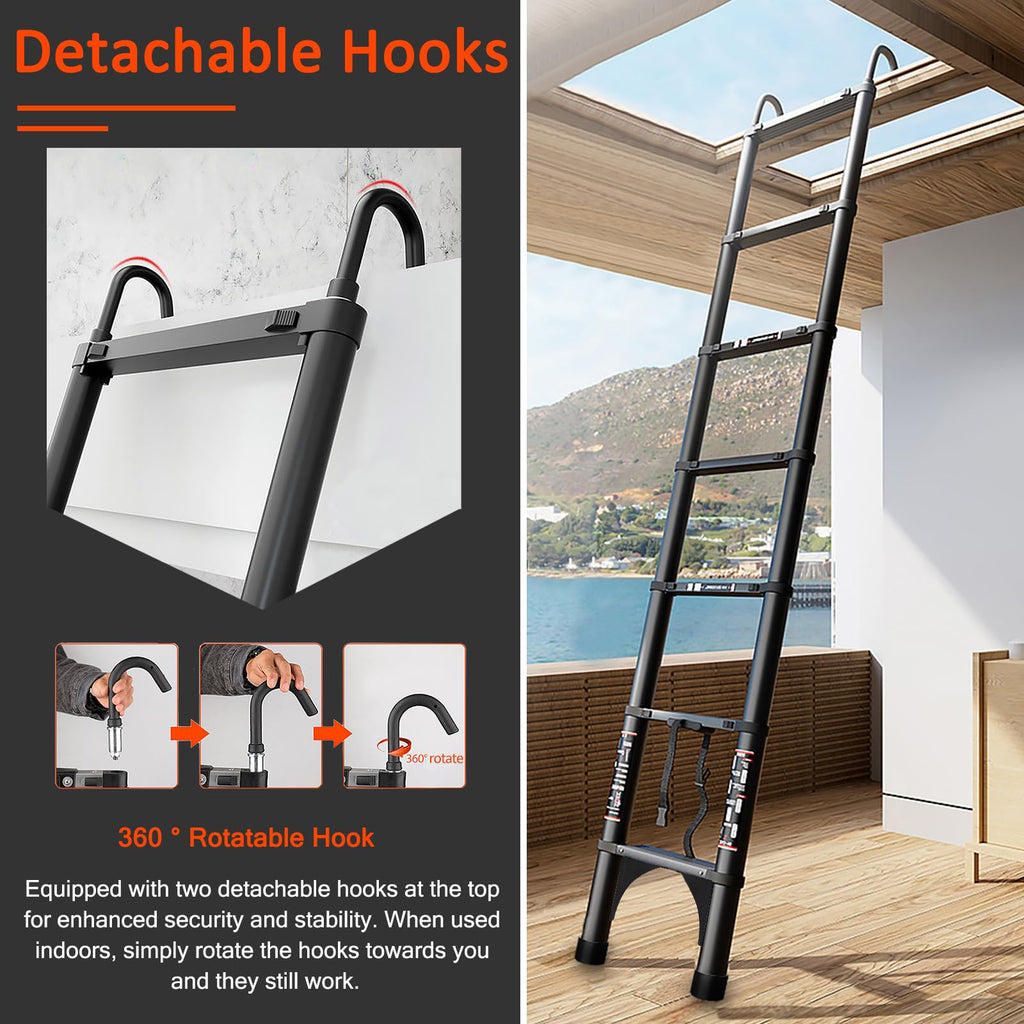 Telescoping Aluminum Ladder 15 FT X727