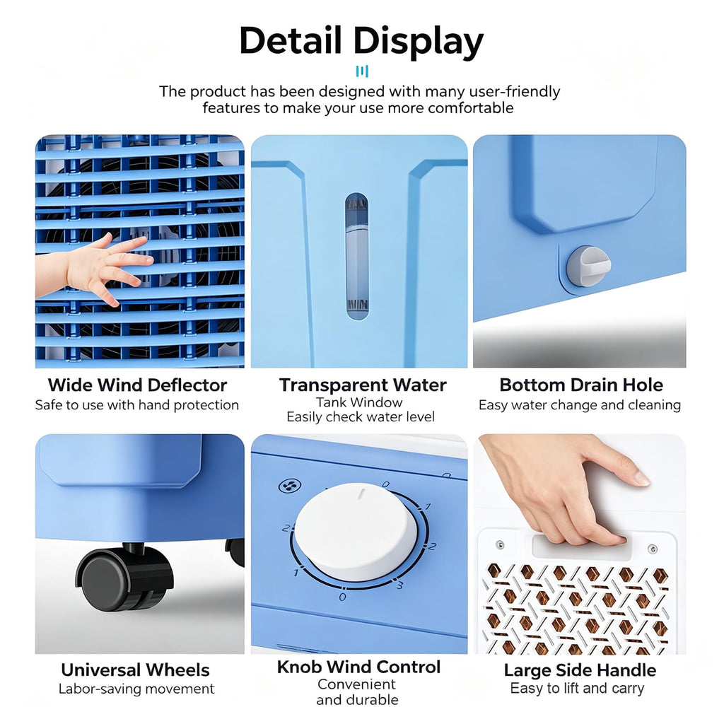 Remote Control Evaporative Air Cooler 20L Q607