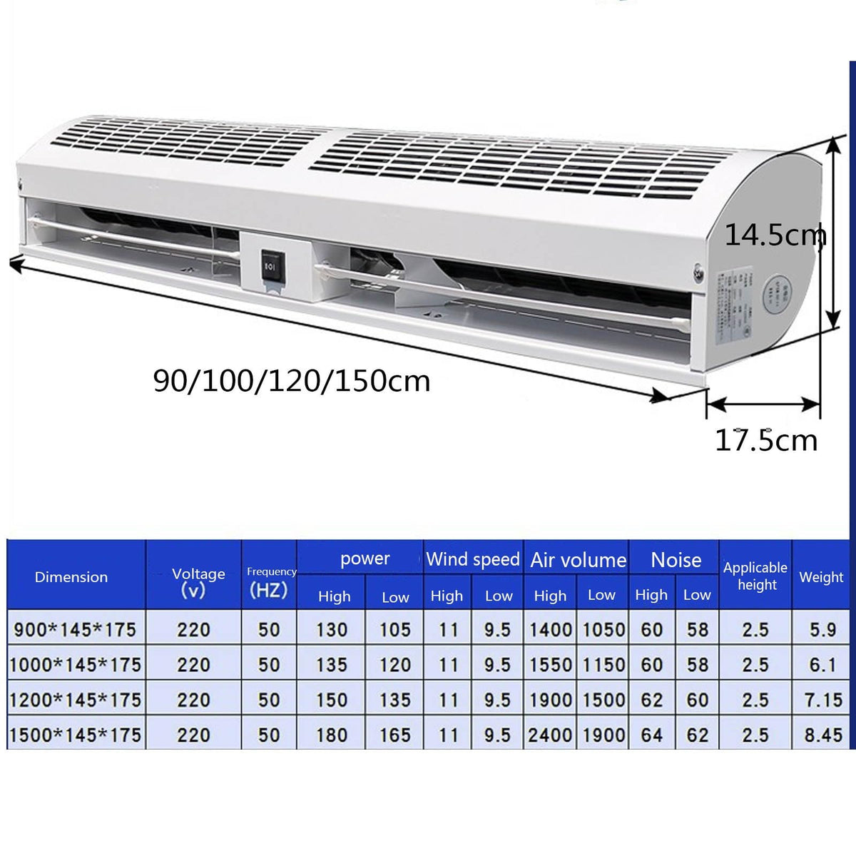 Silent Air Curtain B994