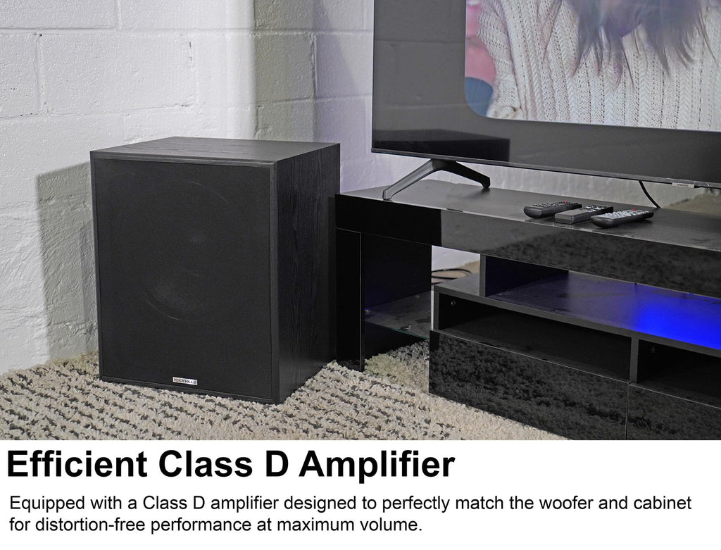 15" Black Powered Subwoofer S3907