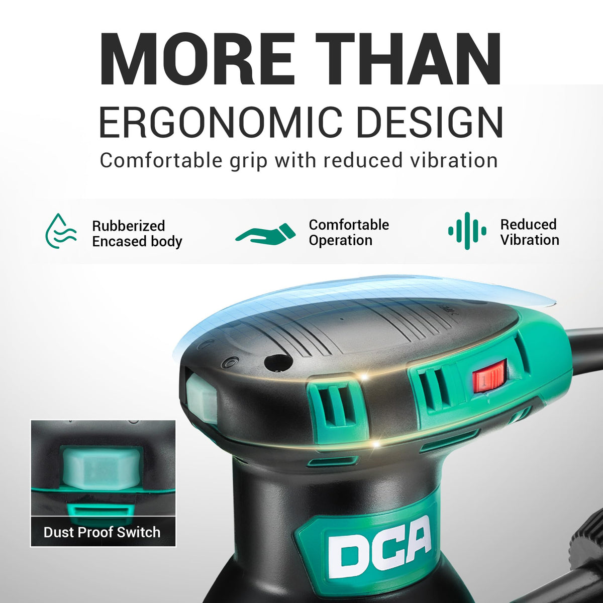 3.0 AMP Corded Random Orbital Sander 6 Speeds 5-Inch H1651