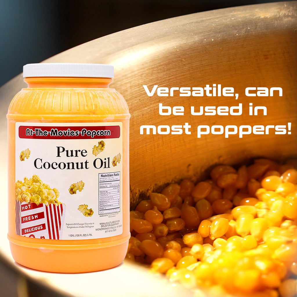 Yellow Coconut Popcorn Popping Oil Case Of Four Gallons Q9259