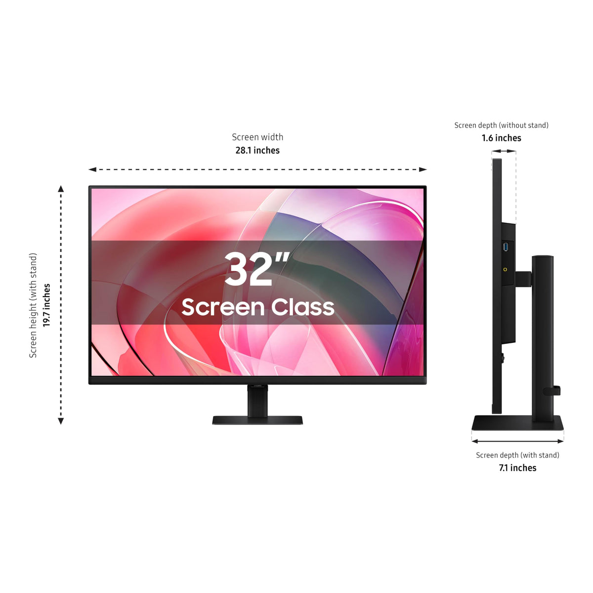 32" 4K UHD IPS HDR10 Monitor with Speakers O656849