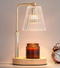 Gold Candle Warmer Lamp with Timer Dimmable with 2 Bulbs A163