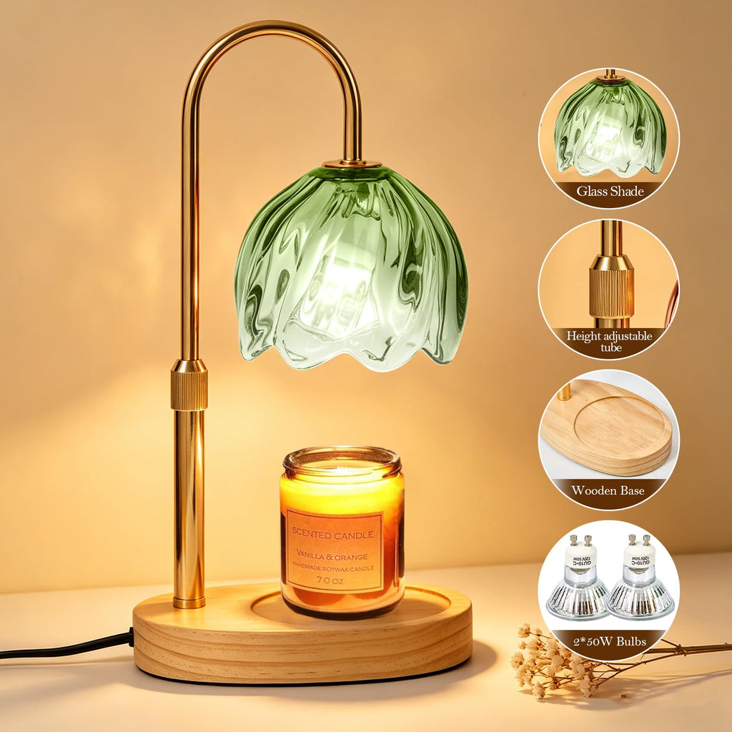 Flower Candle Warmer Lamp with Timer C21582