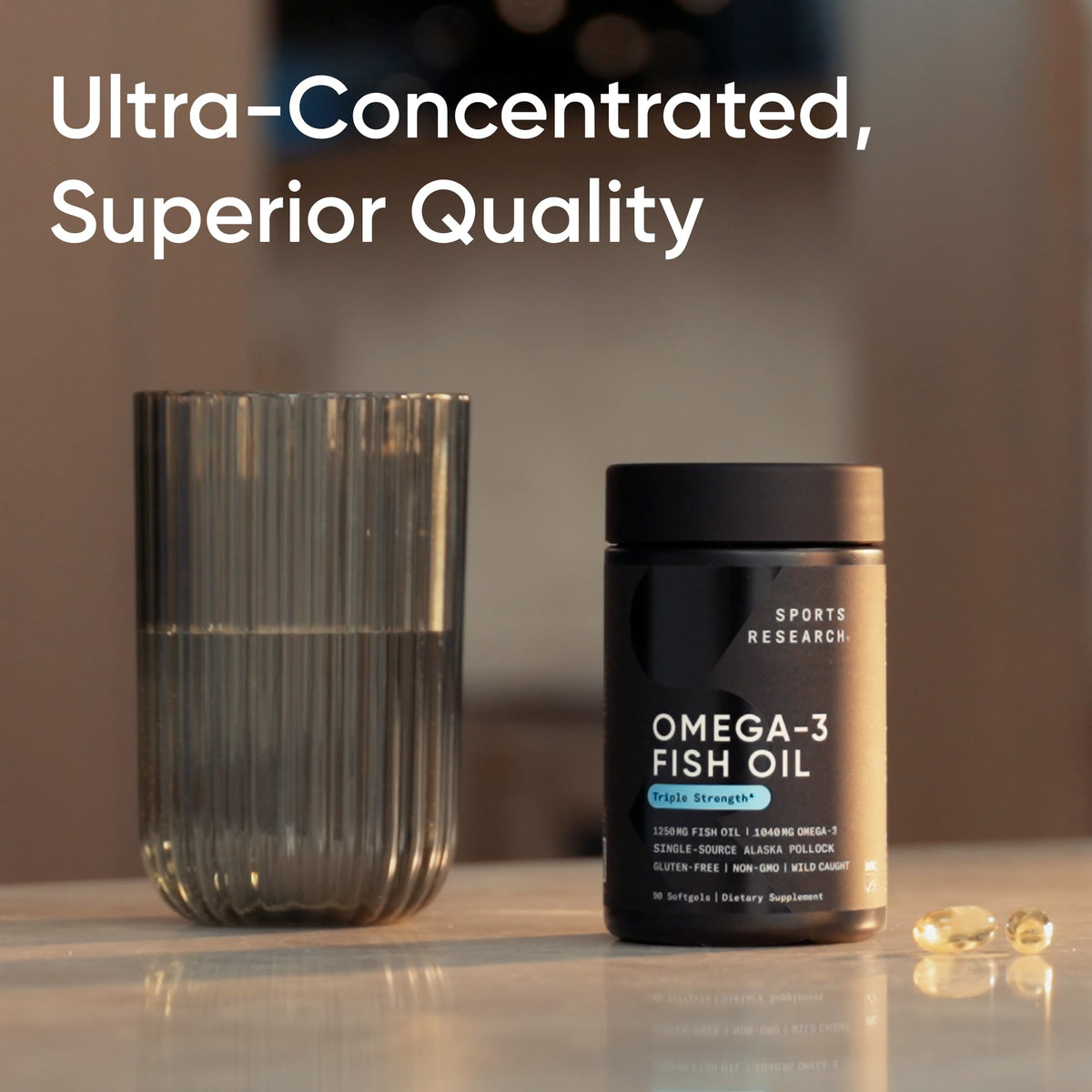 Omega-3 Fish Oil 1250mg 180 Count I65160