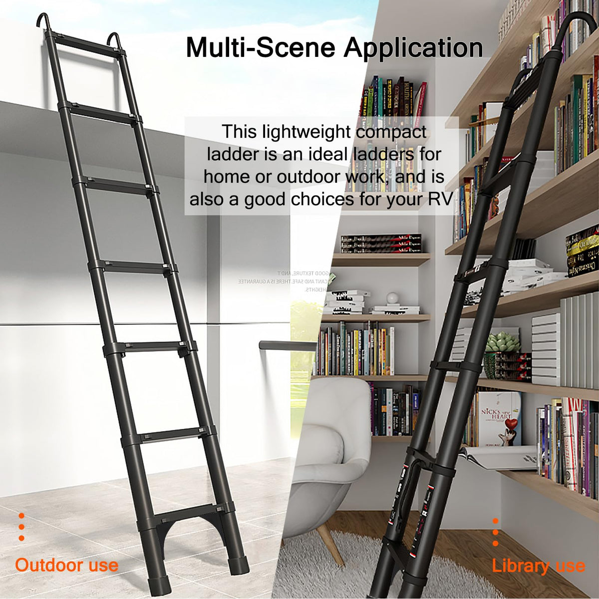 Telescoping Aluminum Ladder 15 FT X727