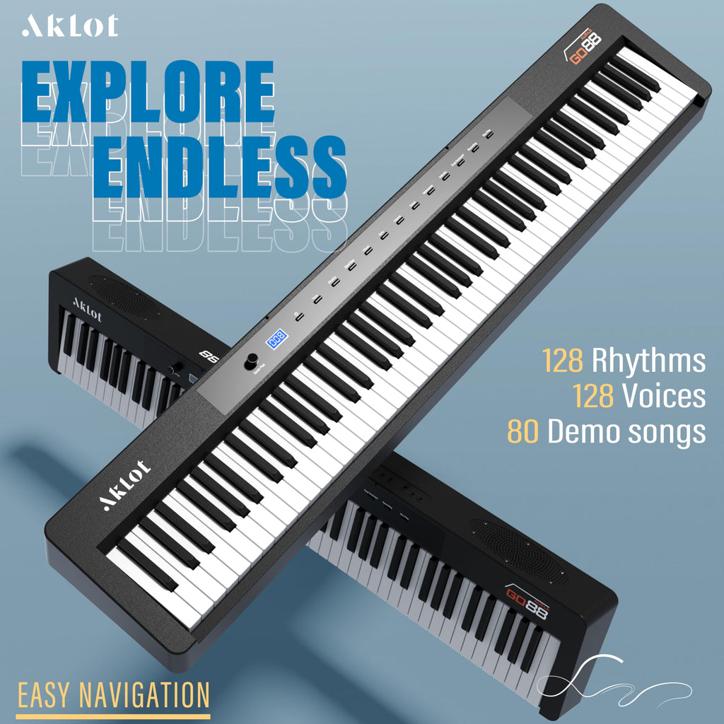 88 Keys Weighted Hammer-Action Digital Piano G296