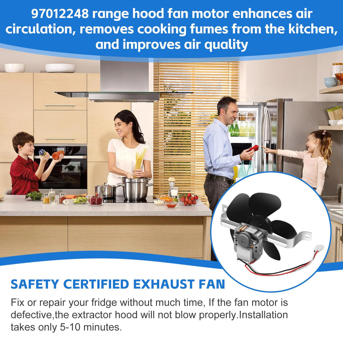 Range Hood Fan Motor Replacement Kit A365