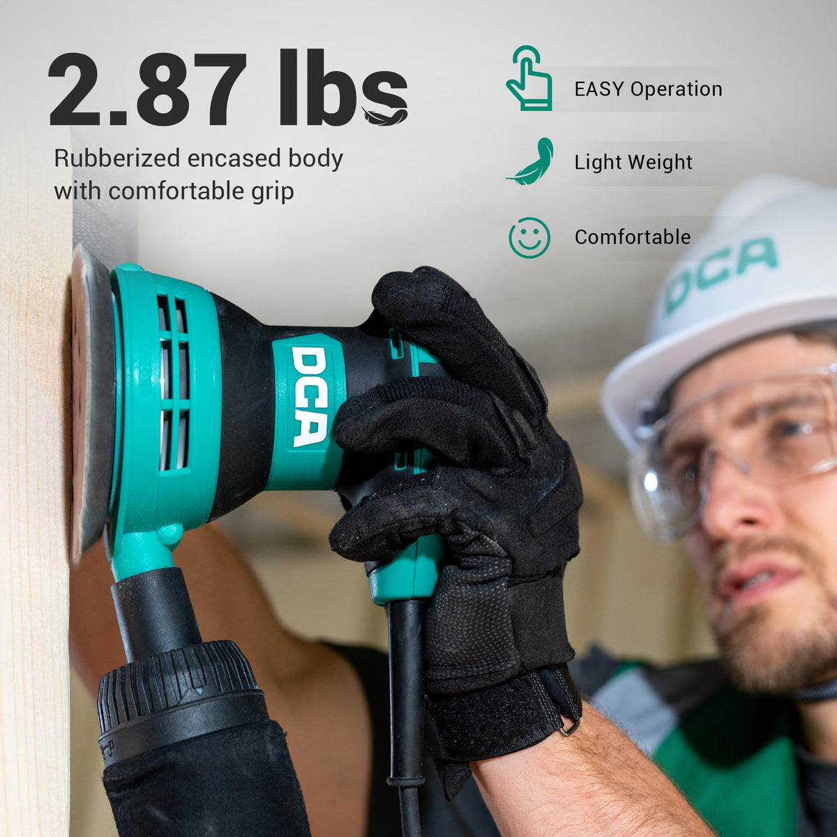 3.0 AMP Corded Random Orbital Sander 6 Speeds 5-Inch H1651