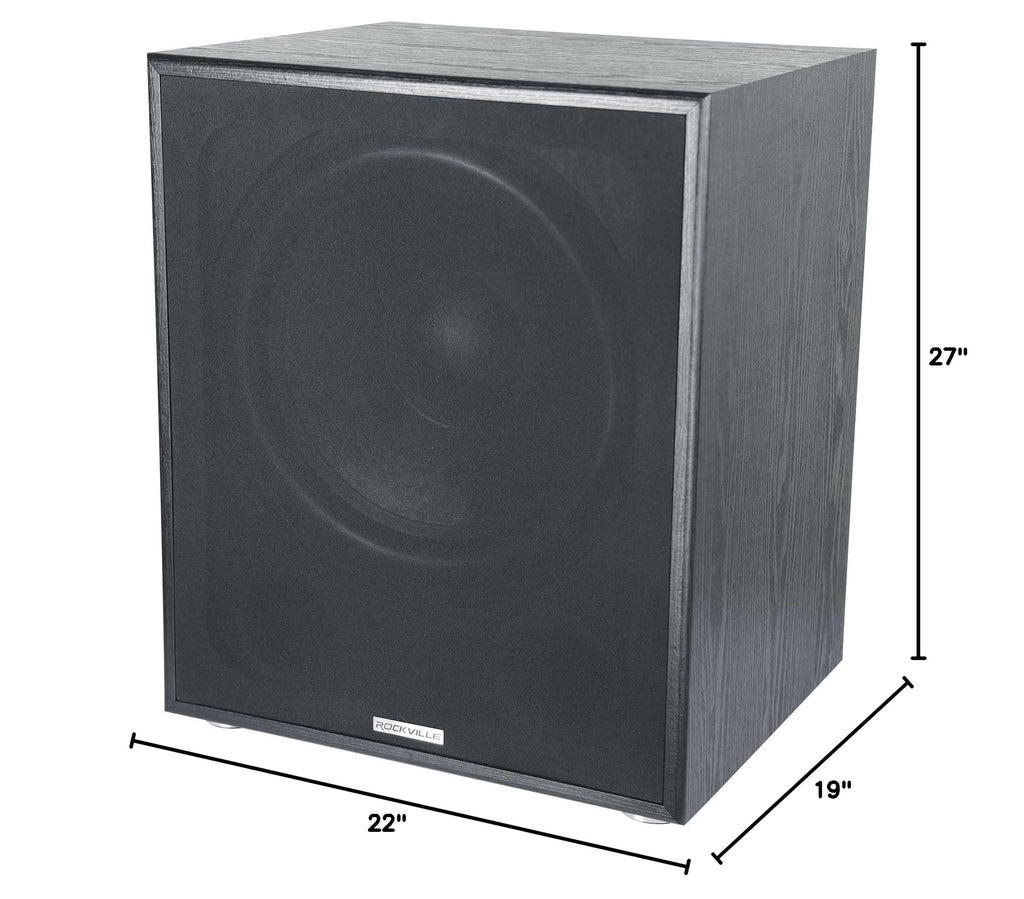 15" Black Powered Subwoofer S3907