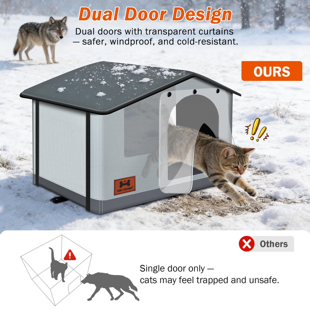 Insulated Heated Cat House Indoor/Outdoor G40414