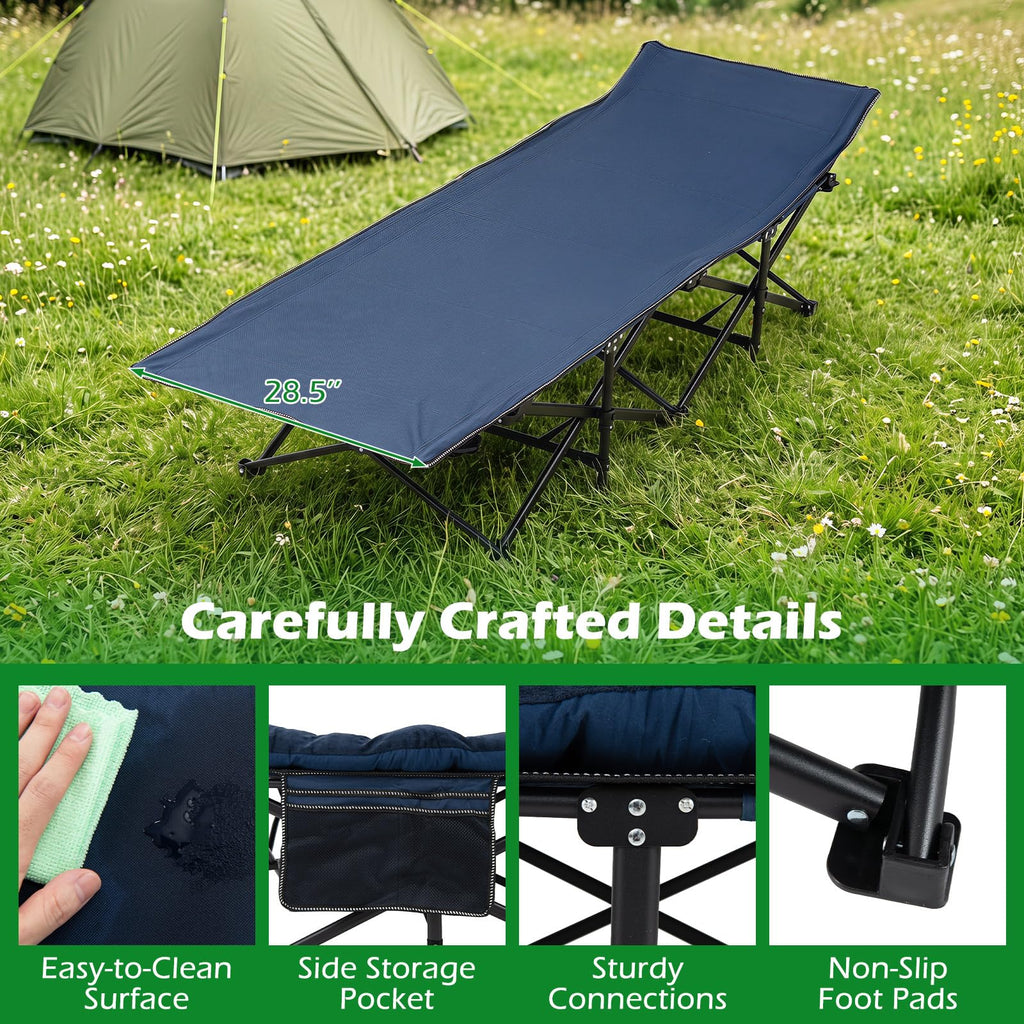 Camping Cot with Padded Mat H525