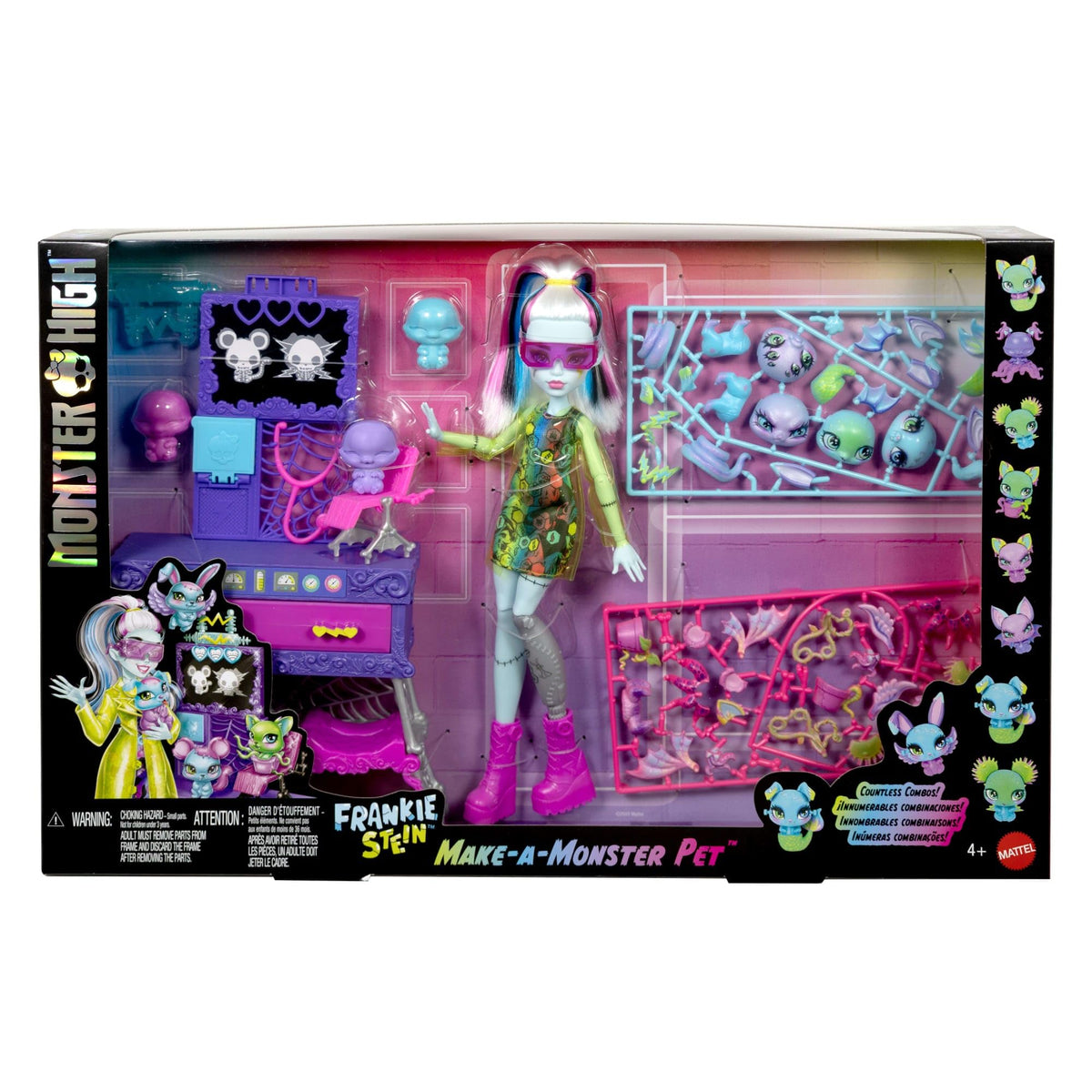 Make-A-Monster Pet Playset with Doll B690749