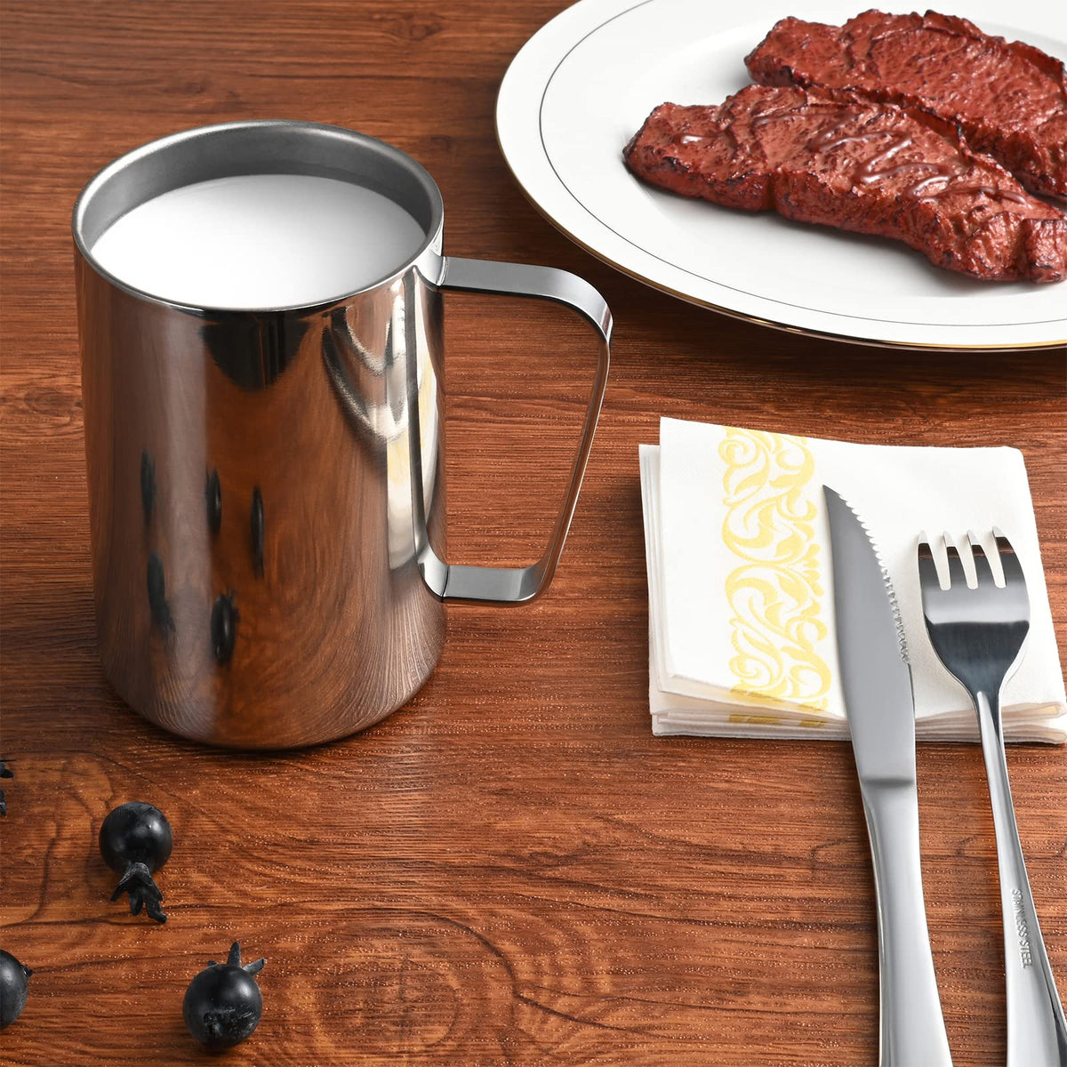 2 Pcs 16.9oz Stainless Steel Double Wall Vacuum Insulated Mug I825929