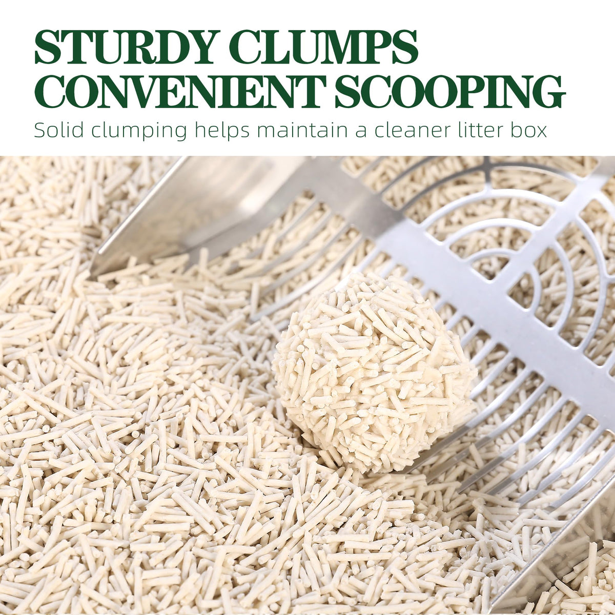 Tofu Cat Litter Clumping Flushable Plant-Based 20.8lbs I66480
