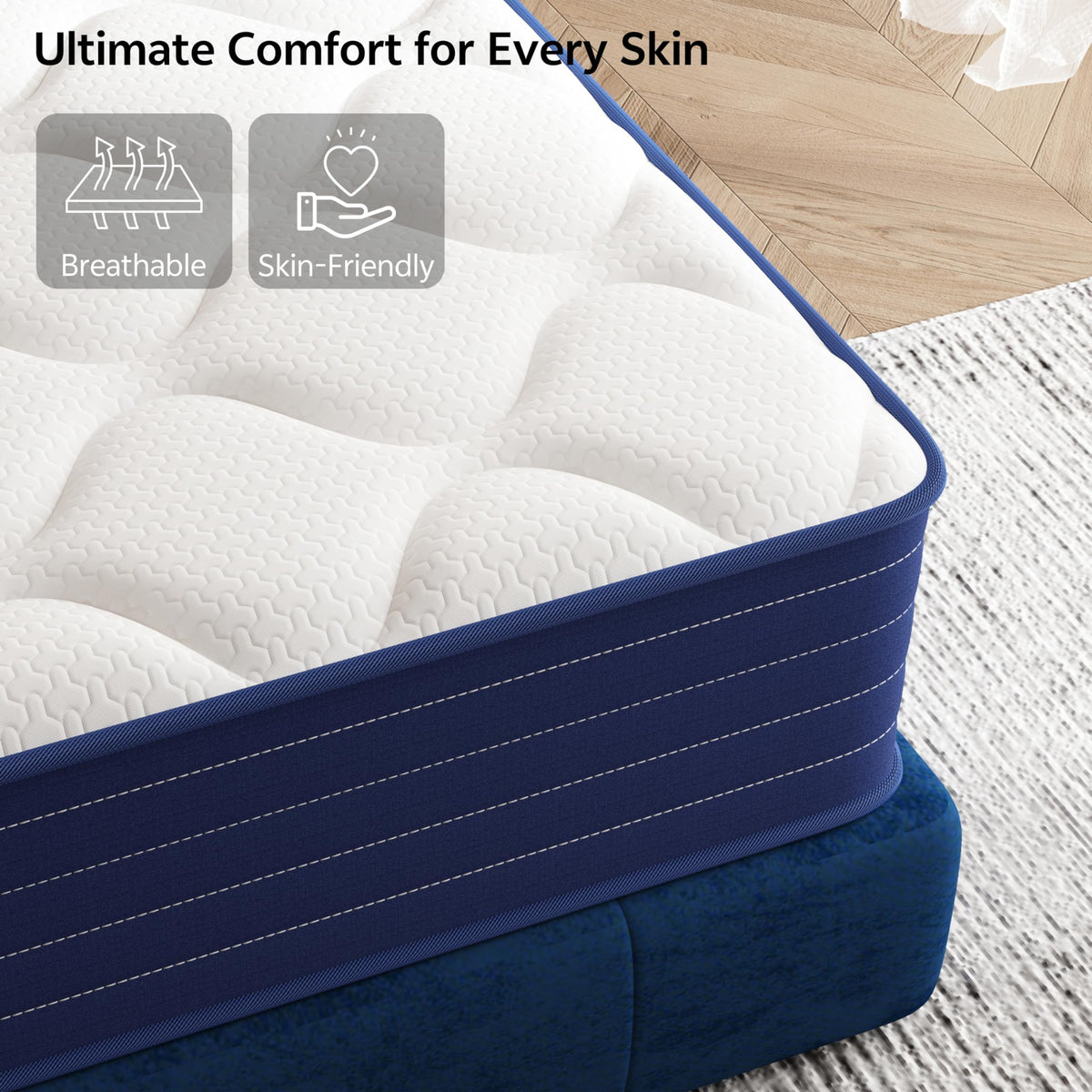 Full Size 12 Inch Hybrid Mattress with Pocket Spring & Memory Foam X512951