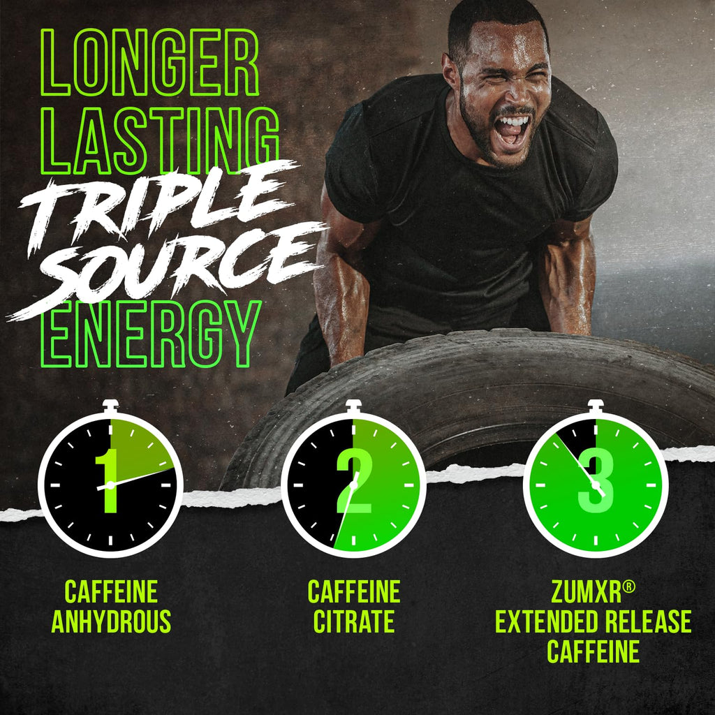 High Stim Pre Workout Powder with Beta Alanine, L-Taurine & Caffeine, 21 Servings T425