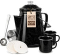 12 Cup Enamel Coffee Percolator L545446