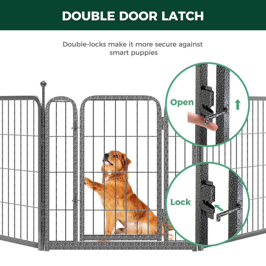 24" H 16 Panels Dog Playpen D89120