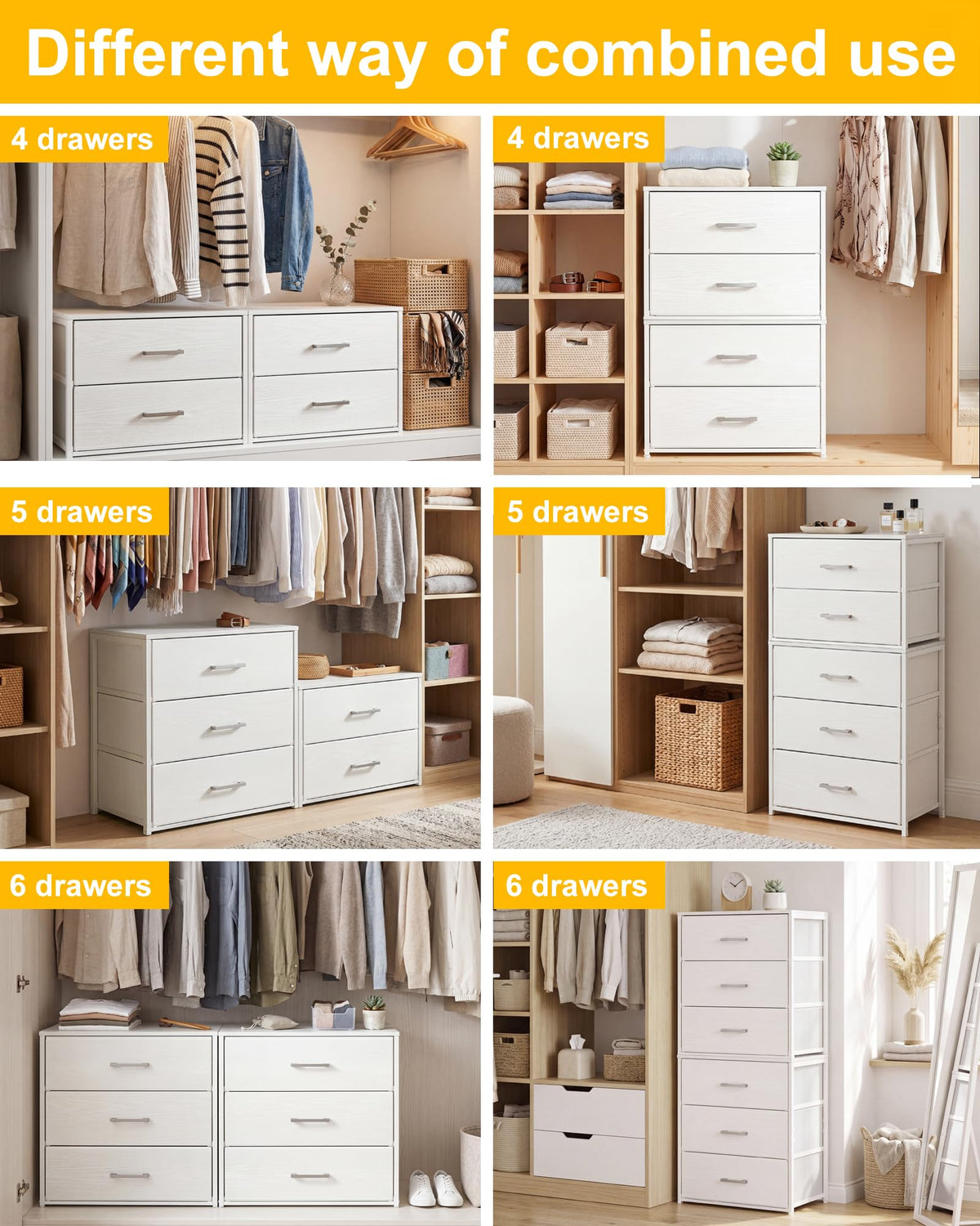 3 Drawers Dresser A43940