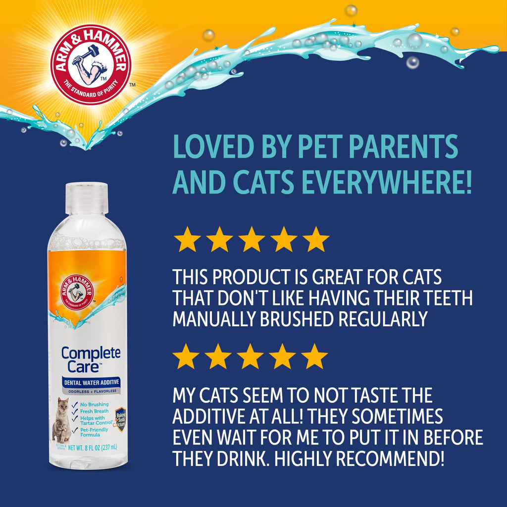Cat Dental Water Additive 8 Fl Oz 6-Pack E843333
