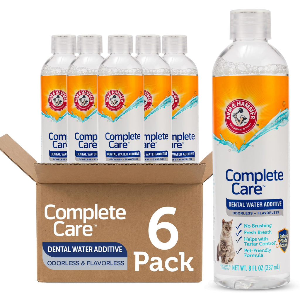 Cat Dental Water Additive 8 Fl Oz 6-Pack E843333