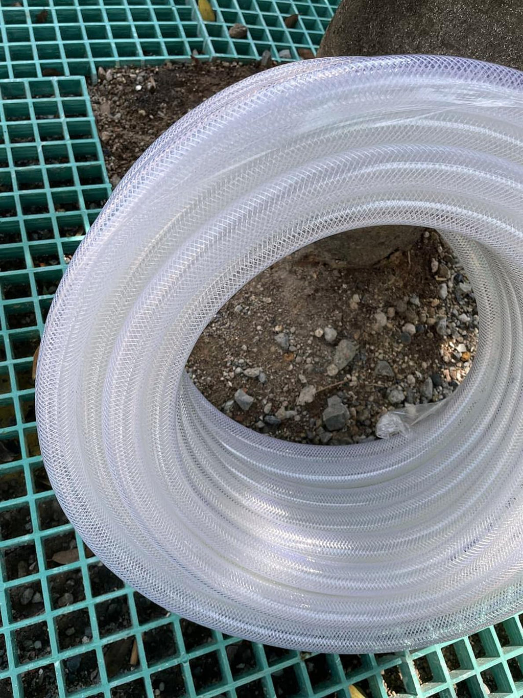 1" OD 100Ft Braided Clear PVC Vinyl Tubing K63489