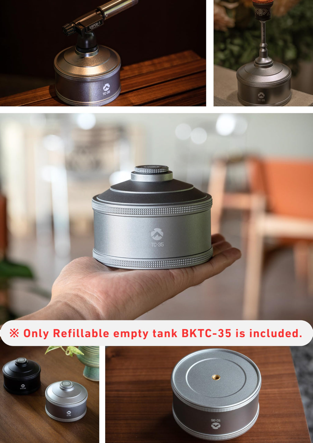 Empty Refillable Gas Canister 110g W2292