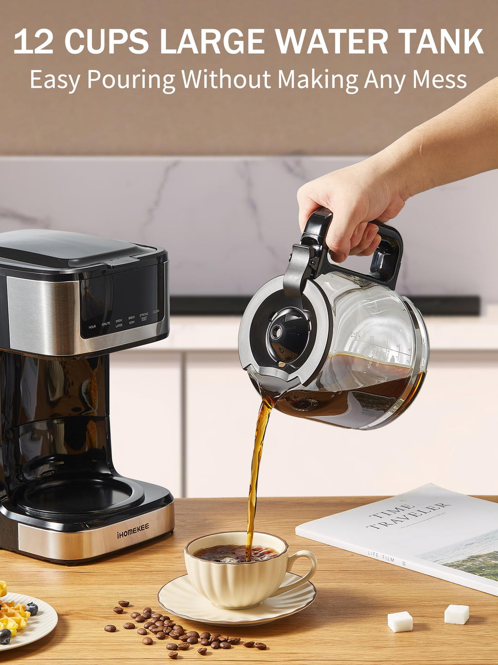 Programmable Drip Coffee Maker 12 Cup Y548