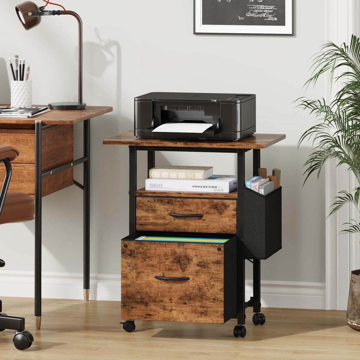 2 Drawer Mobile File Cabinet U929222