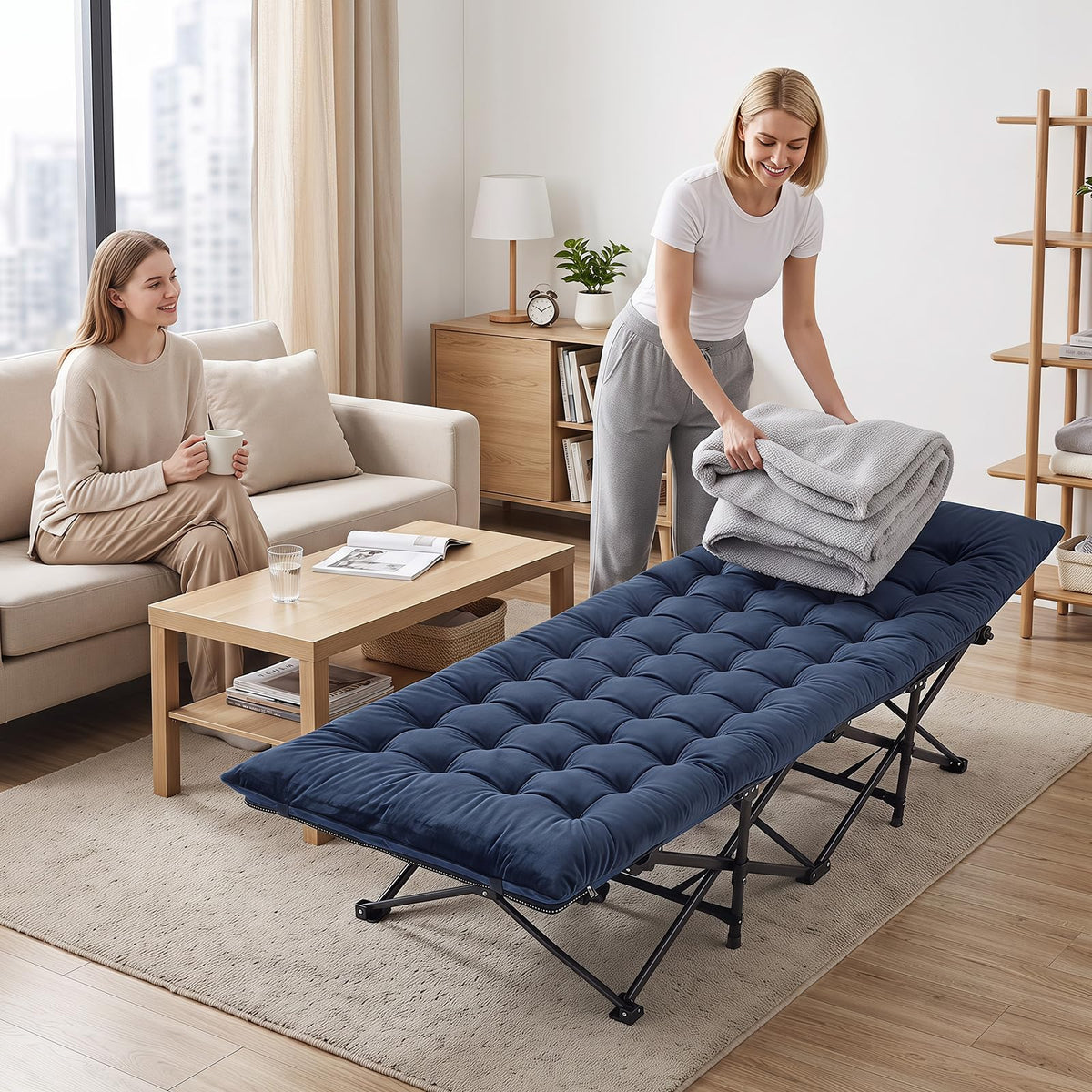 Camping Cot with Padded Mat H525