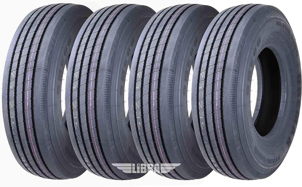 4 Heavy Duty Steel Trailer Tires 225/75R15 14 Ply K389