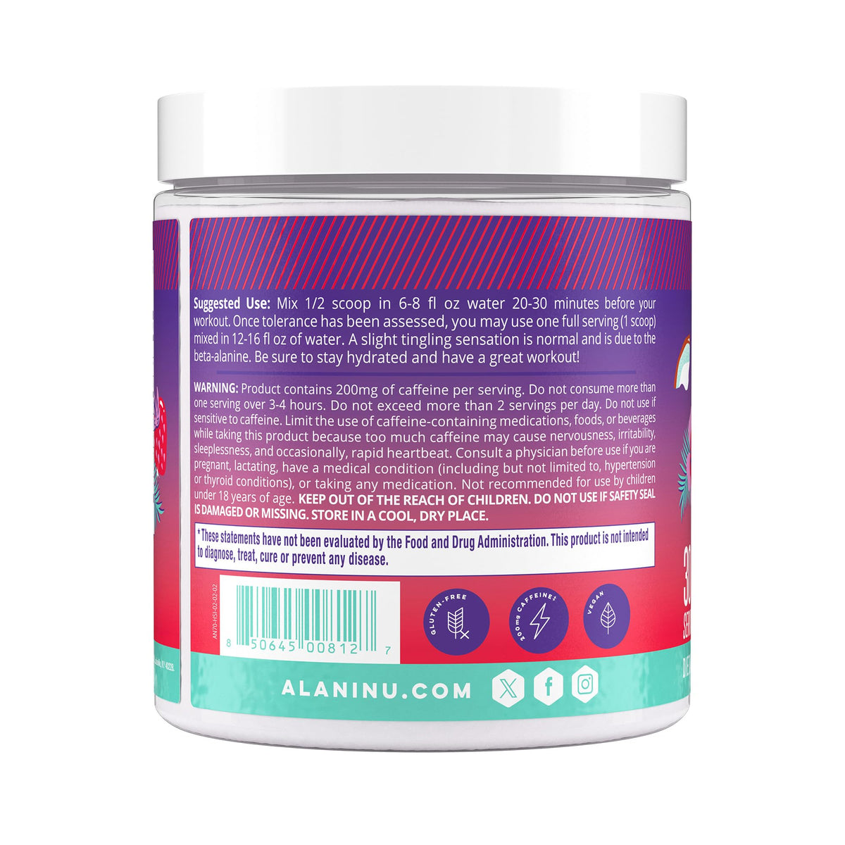 Sugar Free Pre Workout Powder 30 Servings S265950