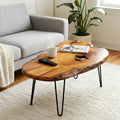 Live Edge Natural Wood Coffee Table V4444