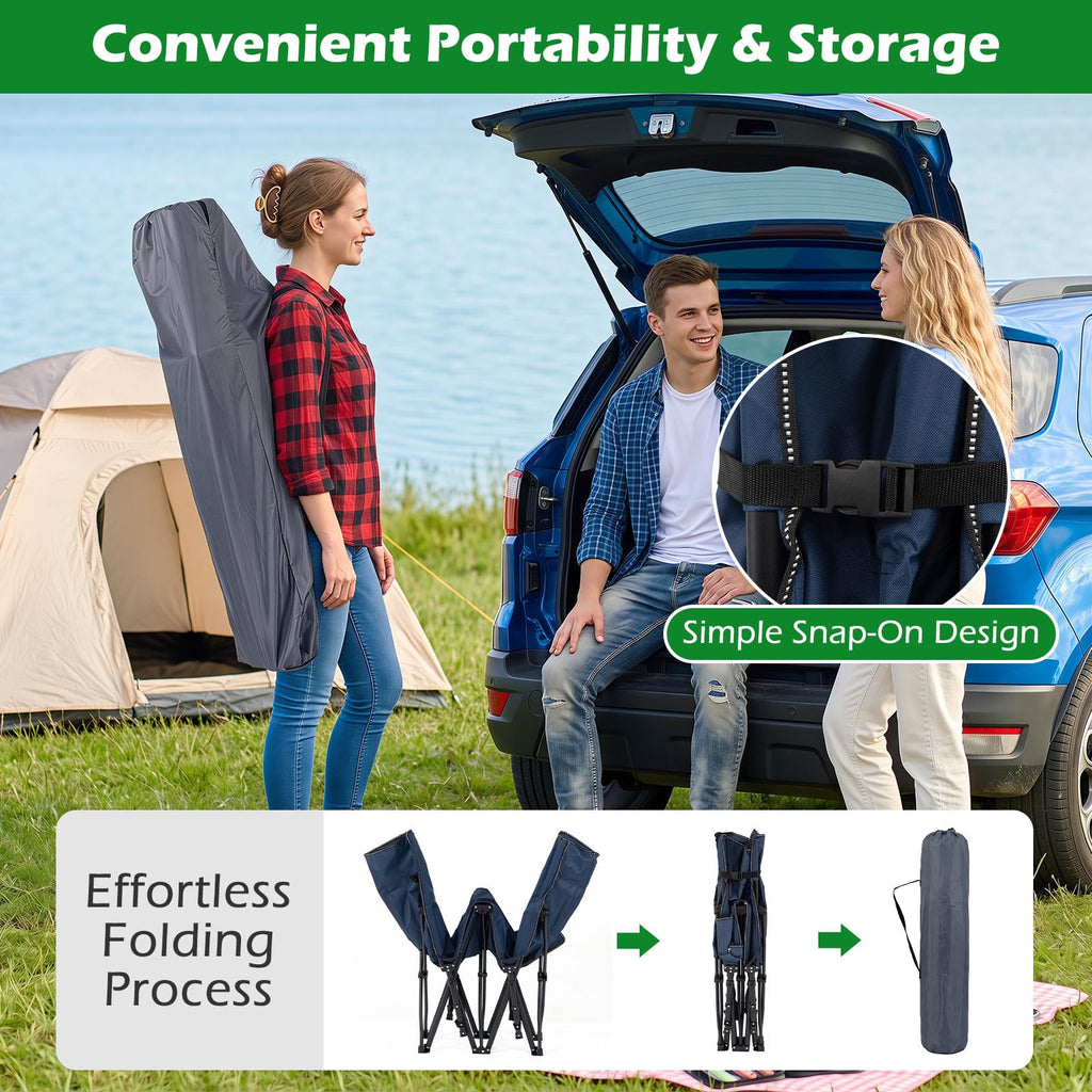 Camping Cot with Padded Mat H525