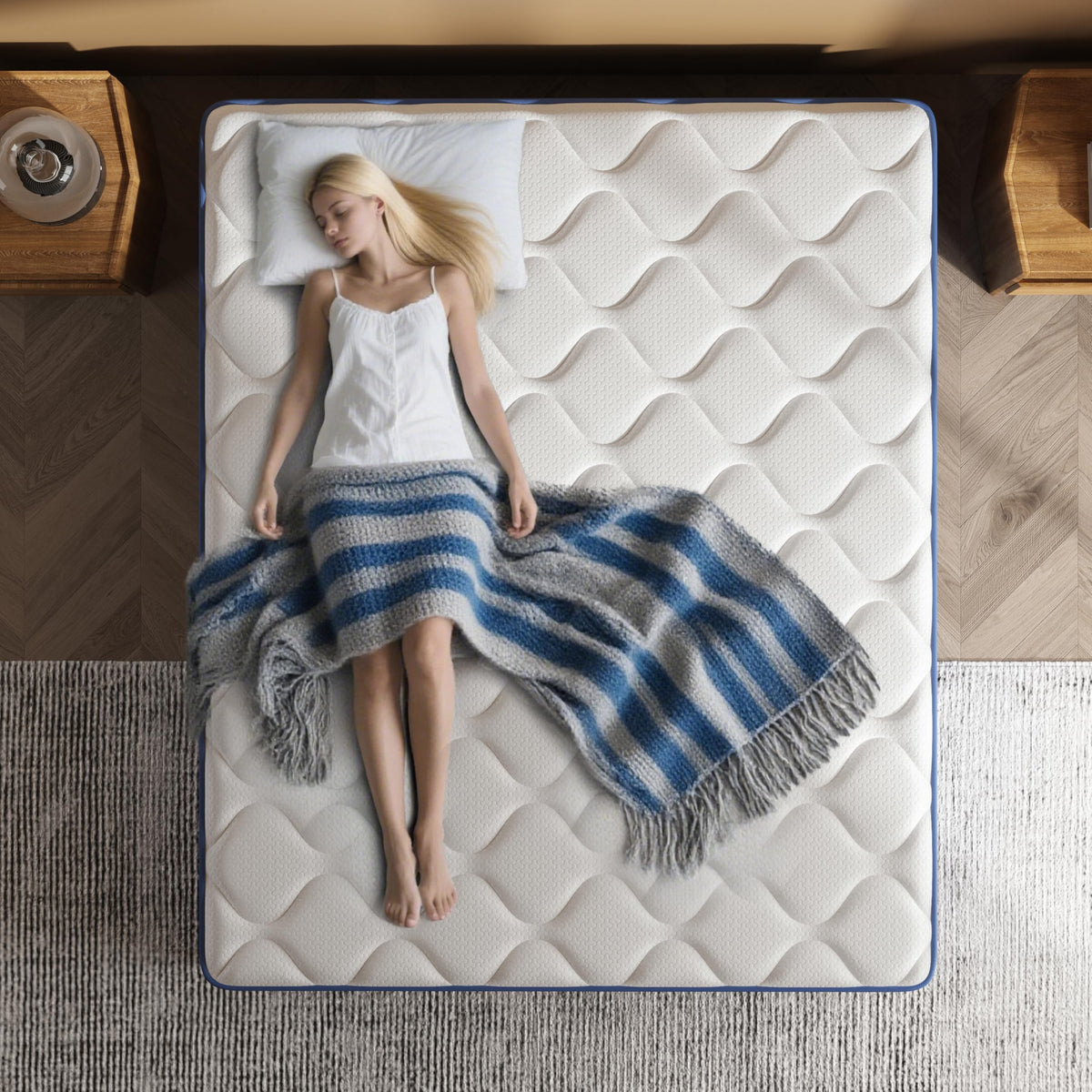 Full Size 12 Inch Hybrid Mattress with Pocket Spring & Memory Foam X512951