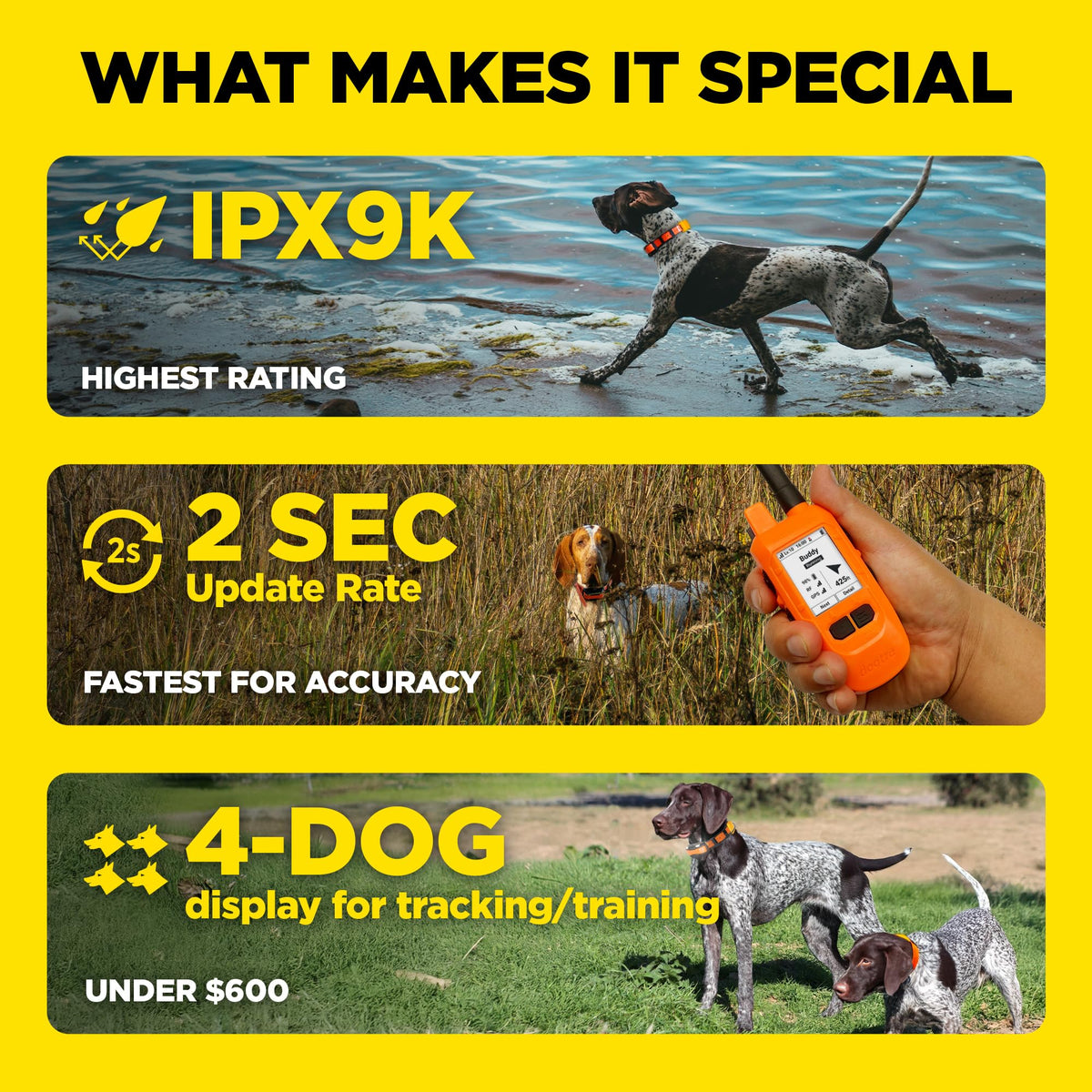 GPS Dog Tracking and Training System B743