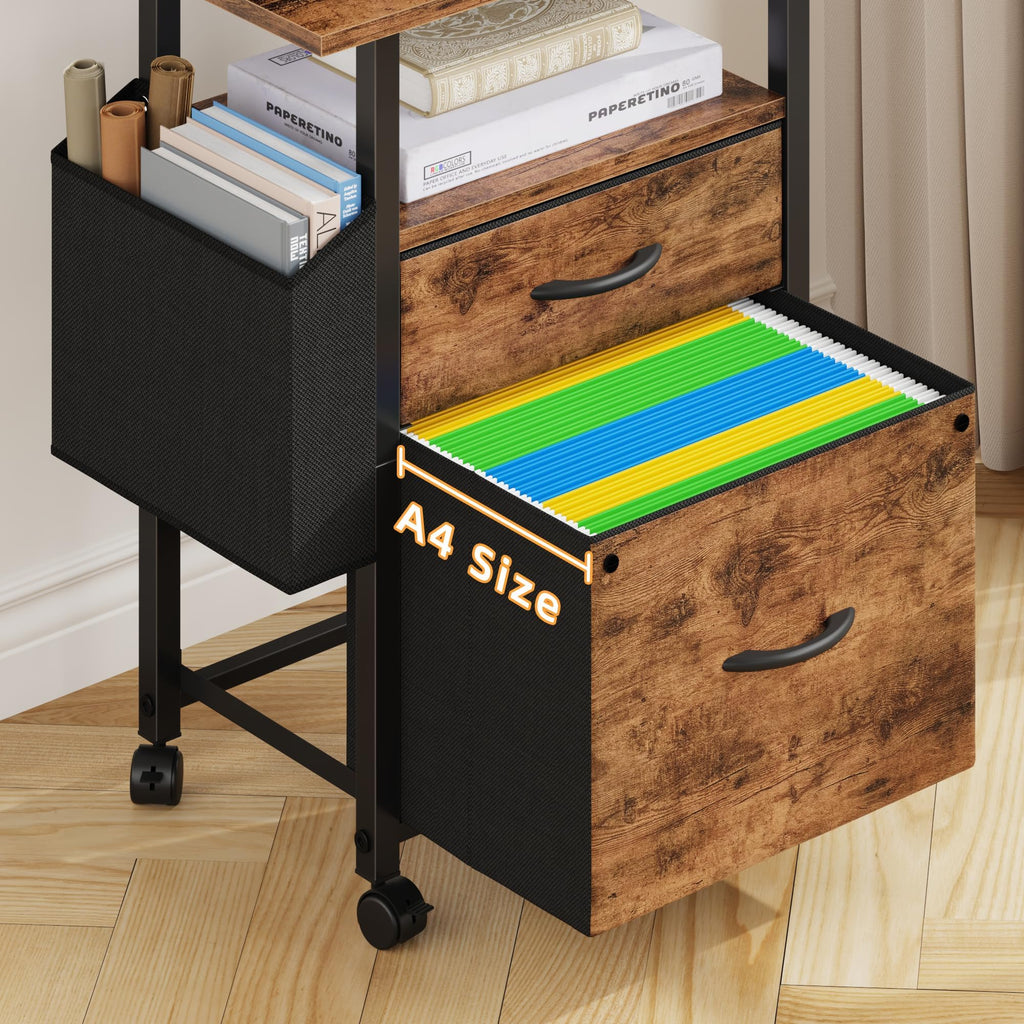 2 Drawer Mobile File Cabinet U929222