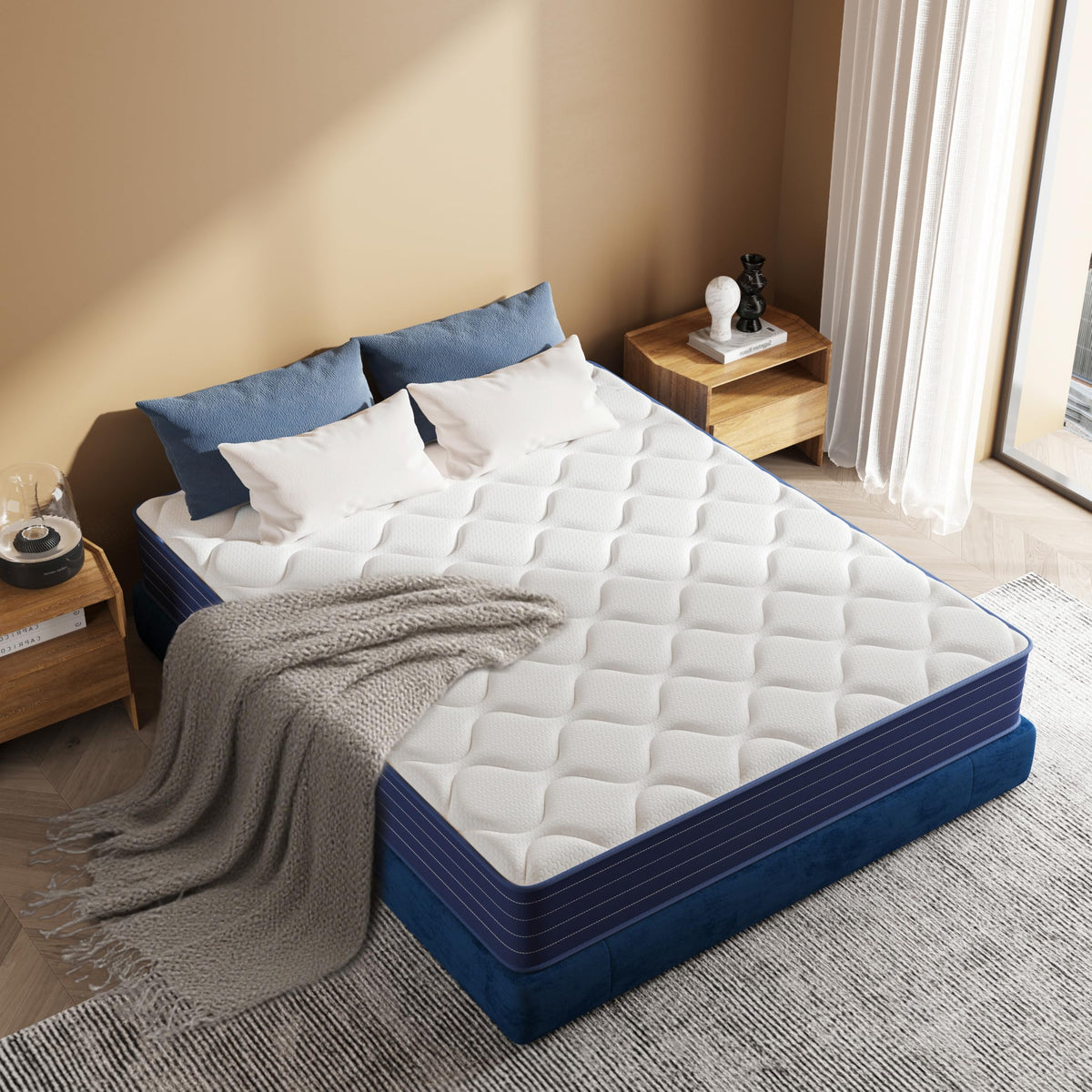 Full Size 12 Inch Hybrid Mattress with Pocket Spring & Memory Foam X512951
