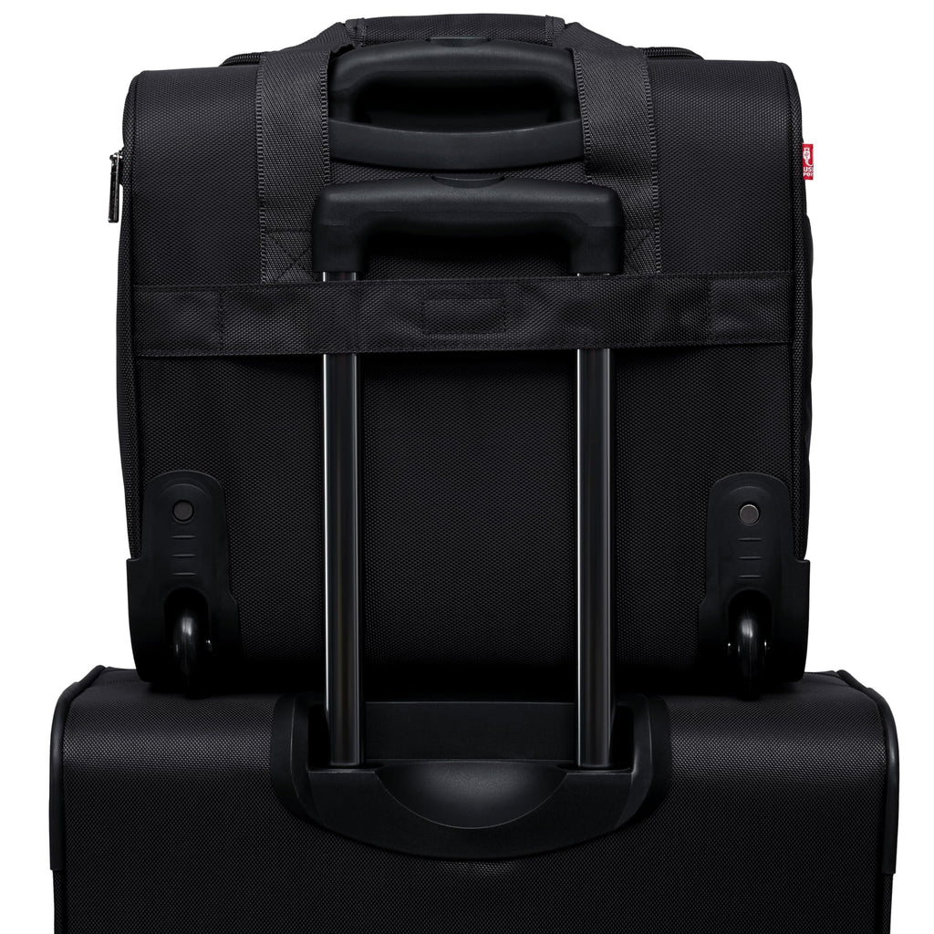 15” Underseat Carry-On Luggage with USB Charging Port, Black P441